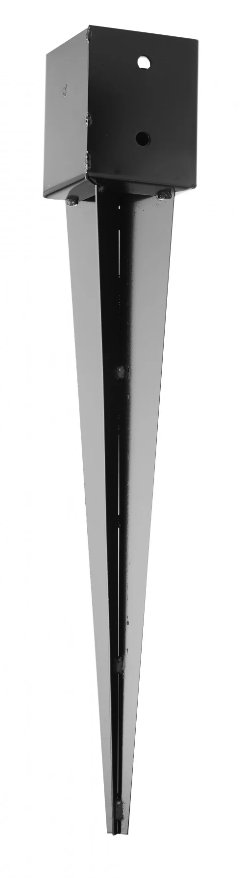 ppjnet-paalvoet-voor-indrijven-90x90x620-zwart-ppjnet90620